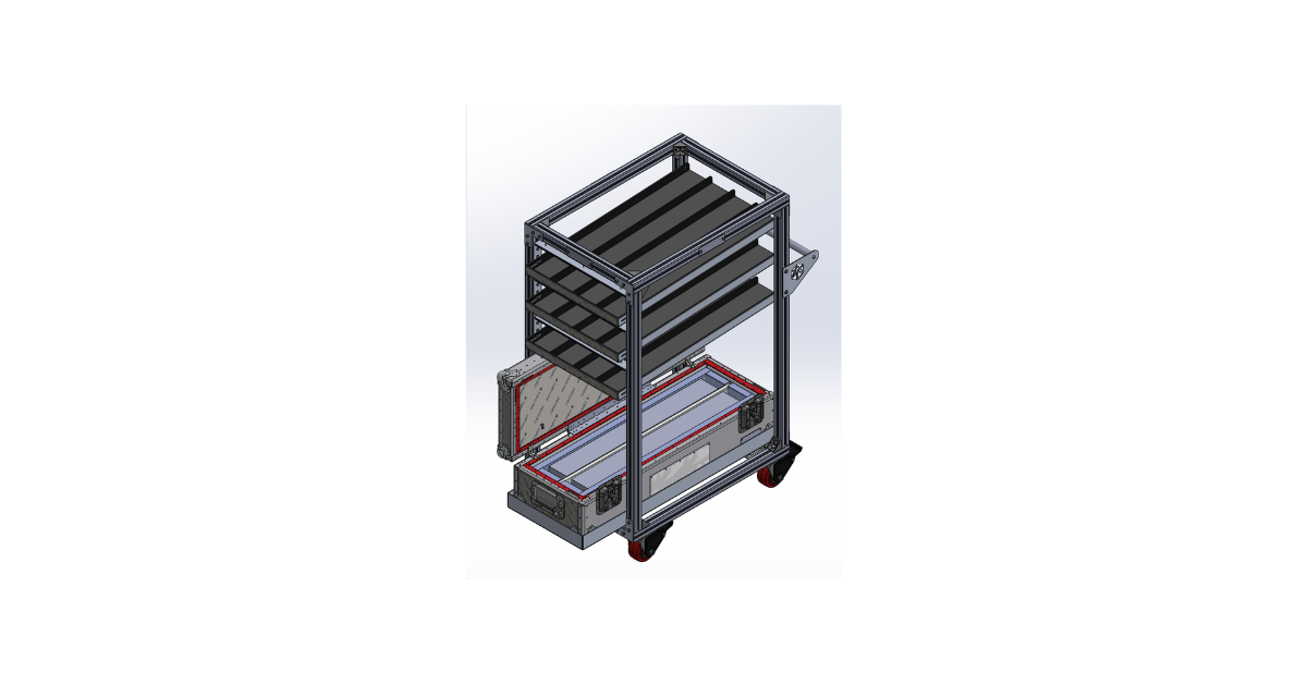 Li-Ion Battery Transport & Thermal Containment Cart - Americase